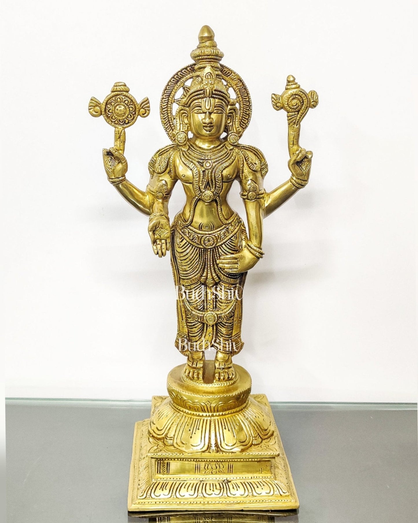 Tirupati Balaji Statue in Superfine Brass 18"