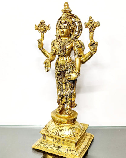 Tirupati Balaji Statue in Superfine Brass 18"