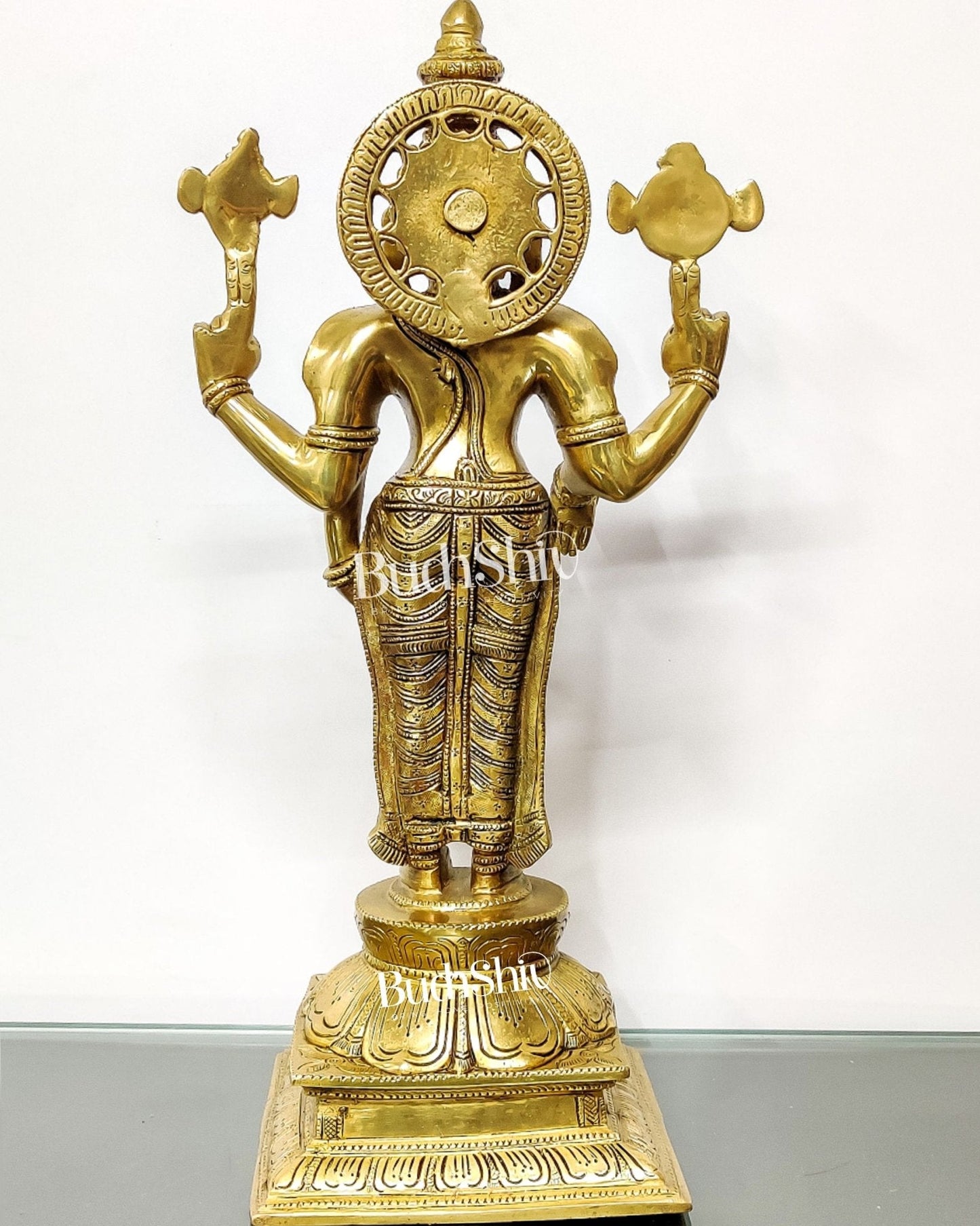 Tirupati Balaji Statue in Superfine Brass 18"