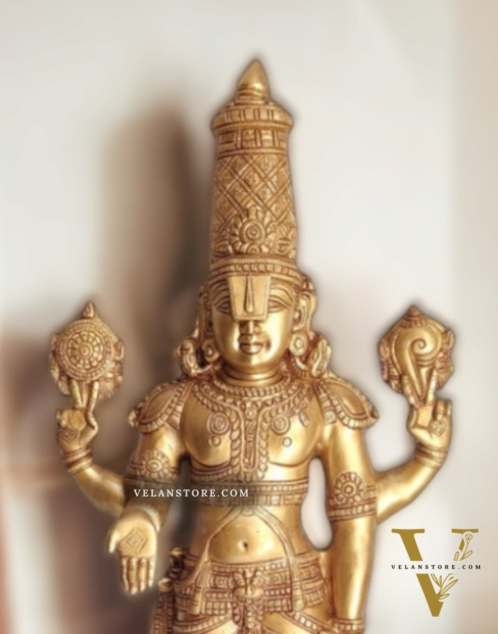 Tirupati Balaji Venkateshwar Brass Statue/Idol 33 inches
