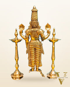 Tirupati Balaji Venkateshwar Brass Statue/Idol 33 inches