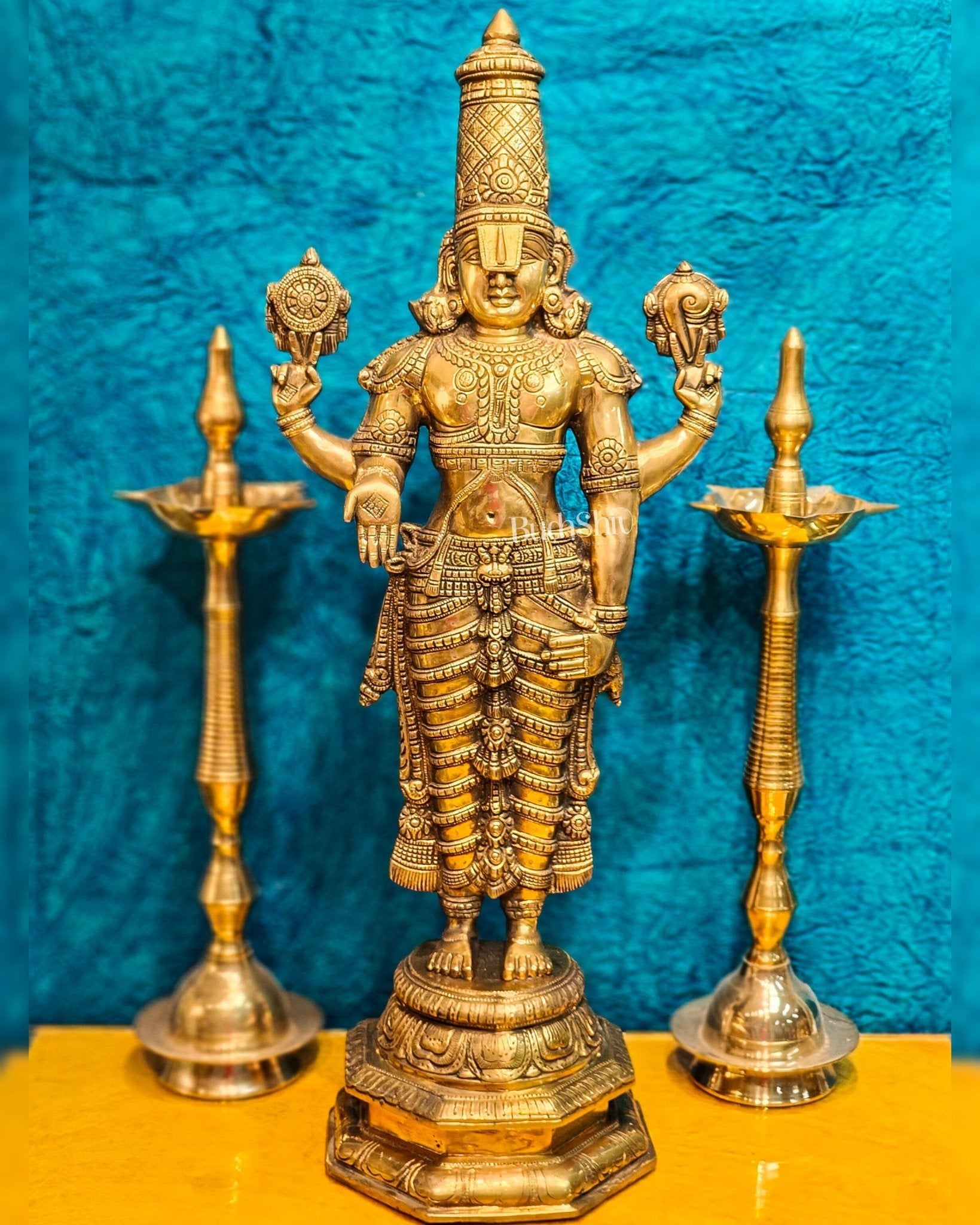Tirupati Balaji Venkateshwar Brass Statue/Idol 33 inches