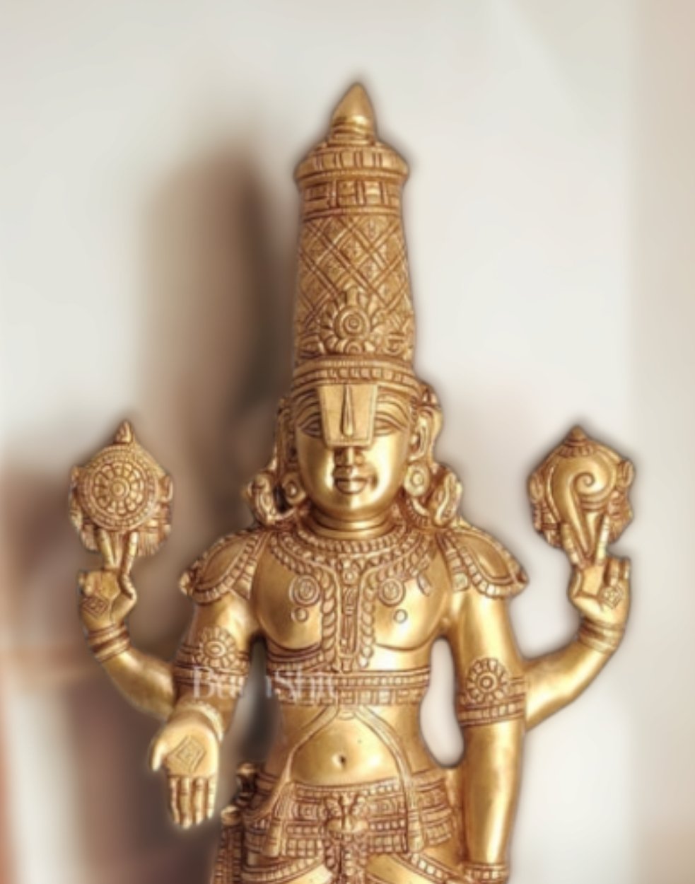 Tirupati Balaji Venkateshwar Brass Statue/Idol 33 inches