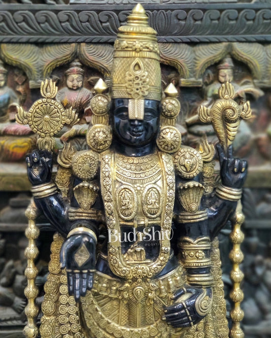 Tirupati Balaji Venkateshwar Brass Statue/Idol 38 inches
