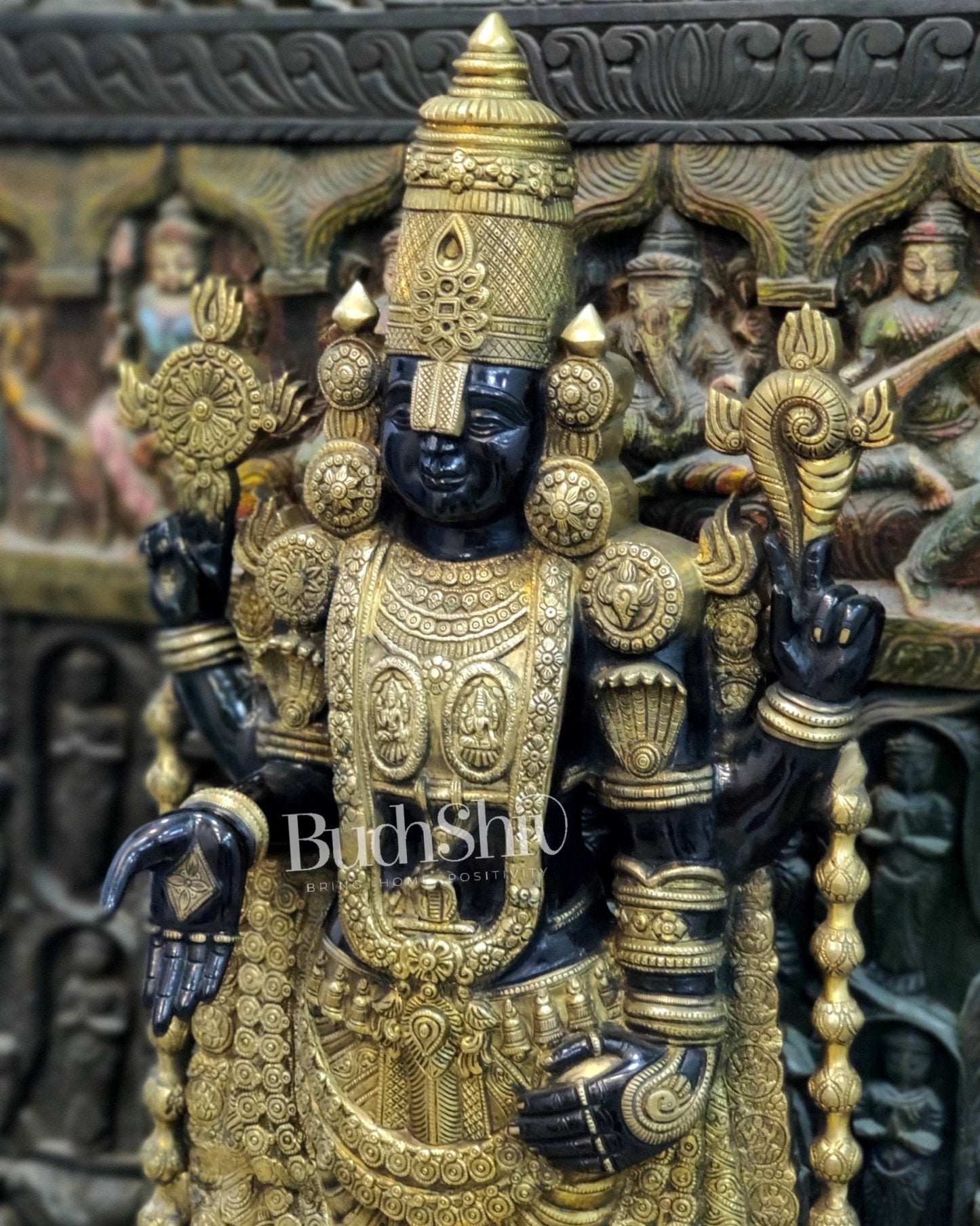 Tirupati Balaji Venkateshwar Brass Statue/Idol 38 inches