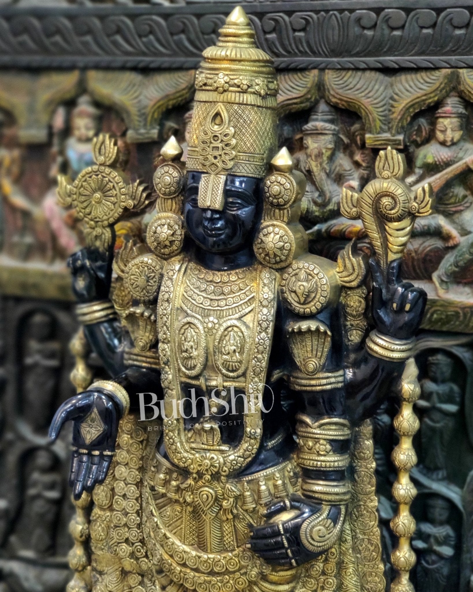 Tirupati Balaji Venkateshwar Brass Statue/Idol 38 inches