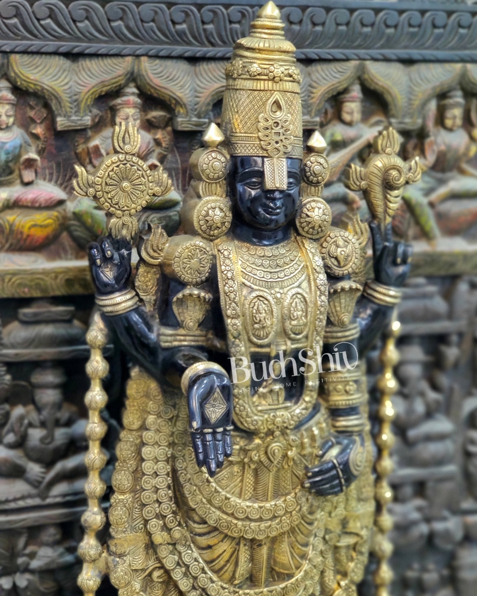 Tirupati Balaji Venkateshwar Brass Statue/Idol 38 inches