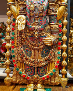 Tirupati Balaji Venkateshwar Brass Statue/Idol 48 inches