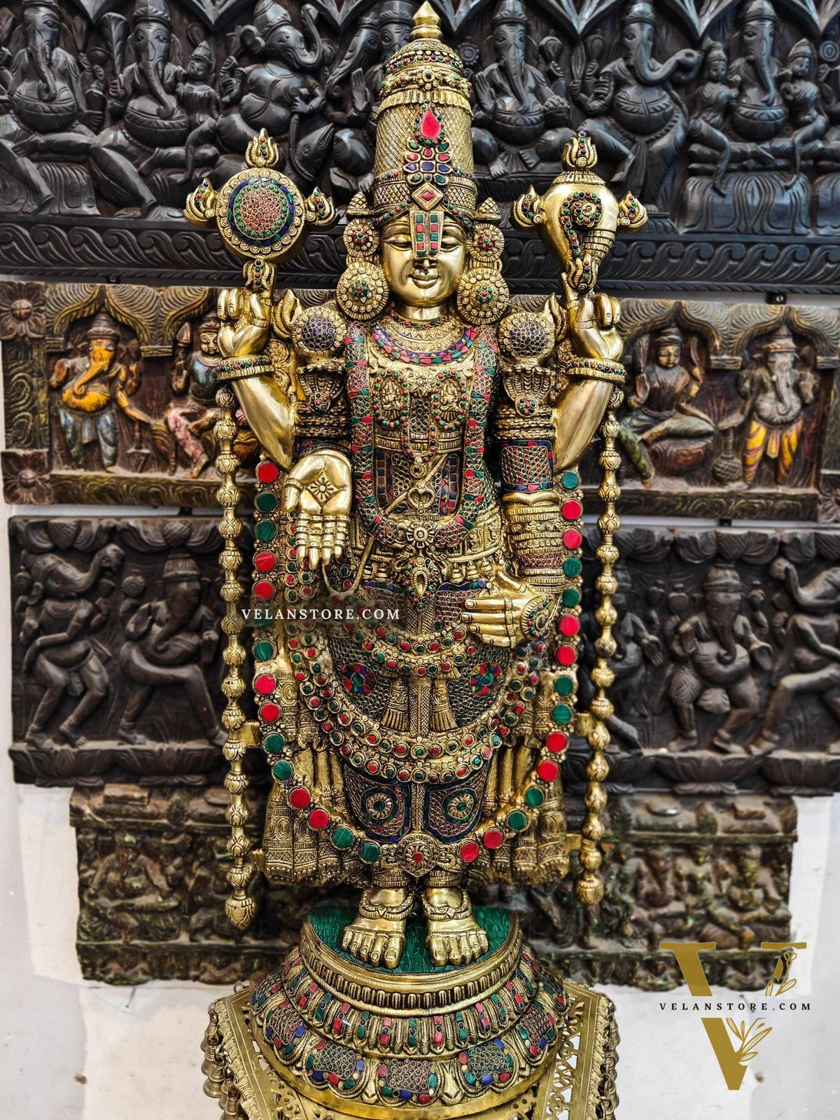 Tirupati Balaji Venkateshwar Brass Statue/Idol 48 inches