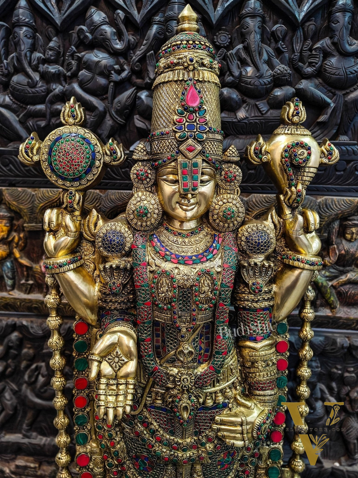 Tirupati Balaji Venkateshwar Brass Statue/Idol 48 inches