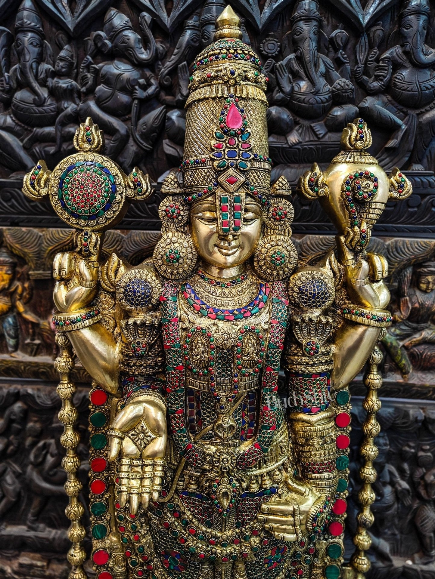 Tirupati Balaji Venkateshwar Brass Statue/Idol 48 inches