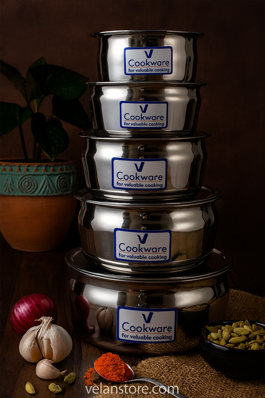 Vcookware Stainless Steel Cookware Set for Home Chefs