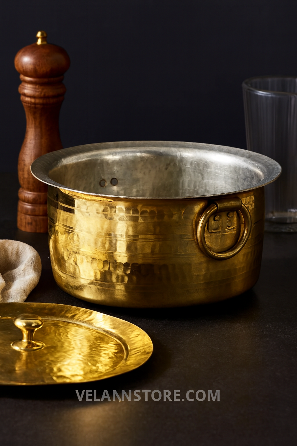 Brass Patila / Milk Topia- Naturally non stick , Non Toxic, Teflon Free