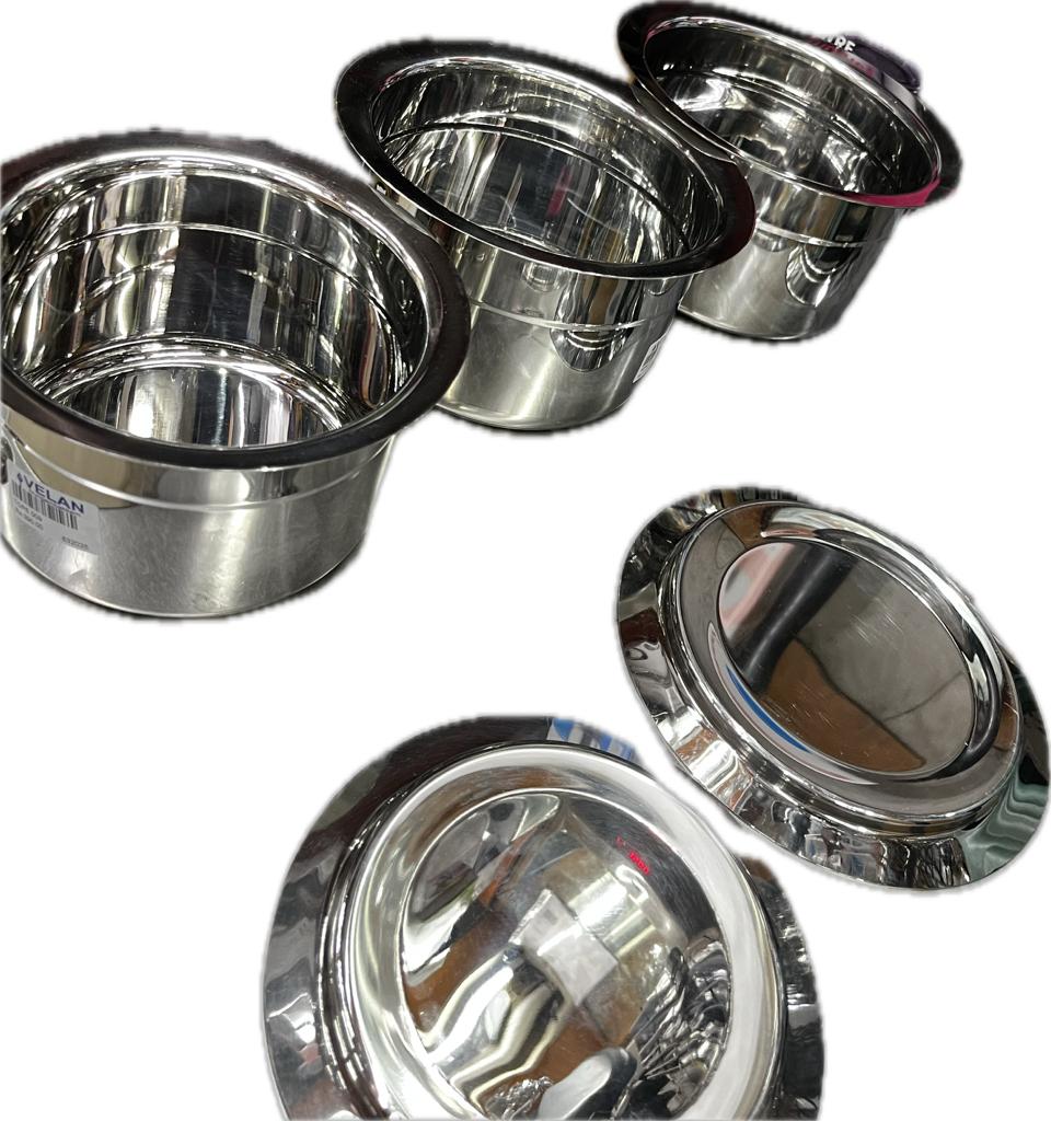 SS Stainless Steel Tope Set Essential Kitchen Set-4
