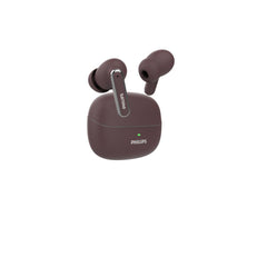 Philips TAT1150 True Wireless Earbuds with ANC, Quad Mic ENC, 55 Hr Playtime, Red (TAT1150RD/94)