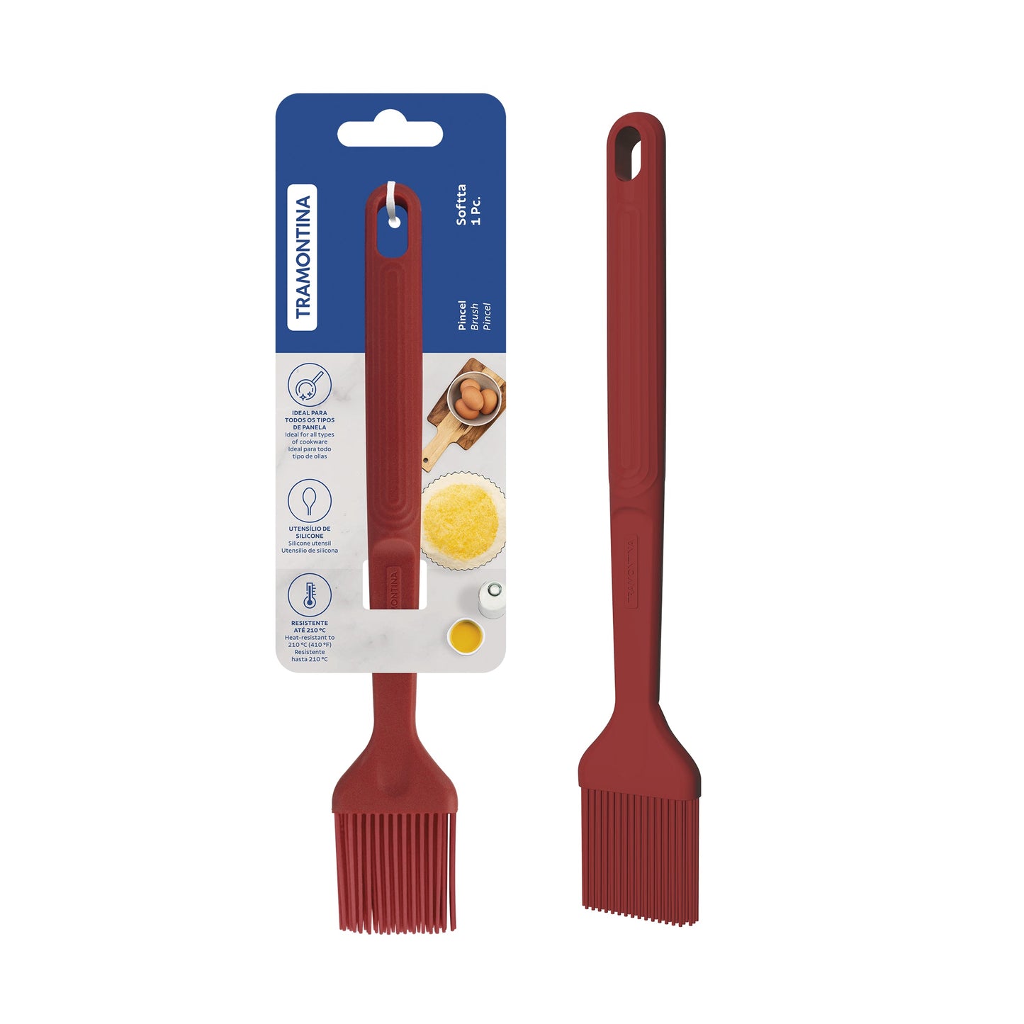 Softta Silicone Brush - Red