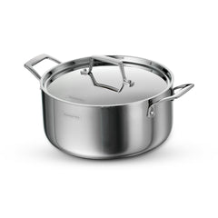 Aeion 20cm Stainless Steel Tri-Ply Curry Pot with SS Lid - 3.1L