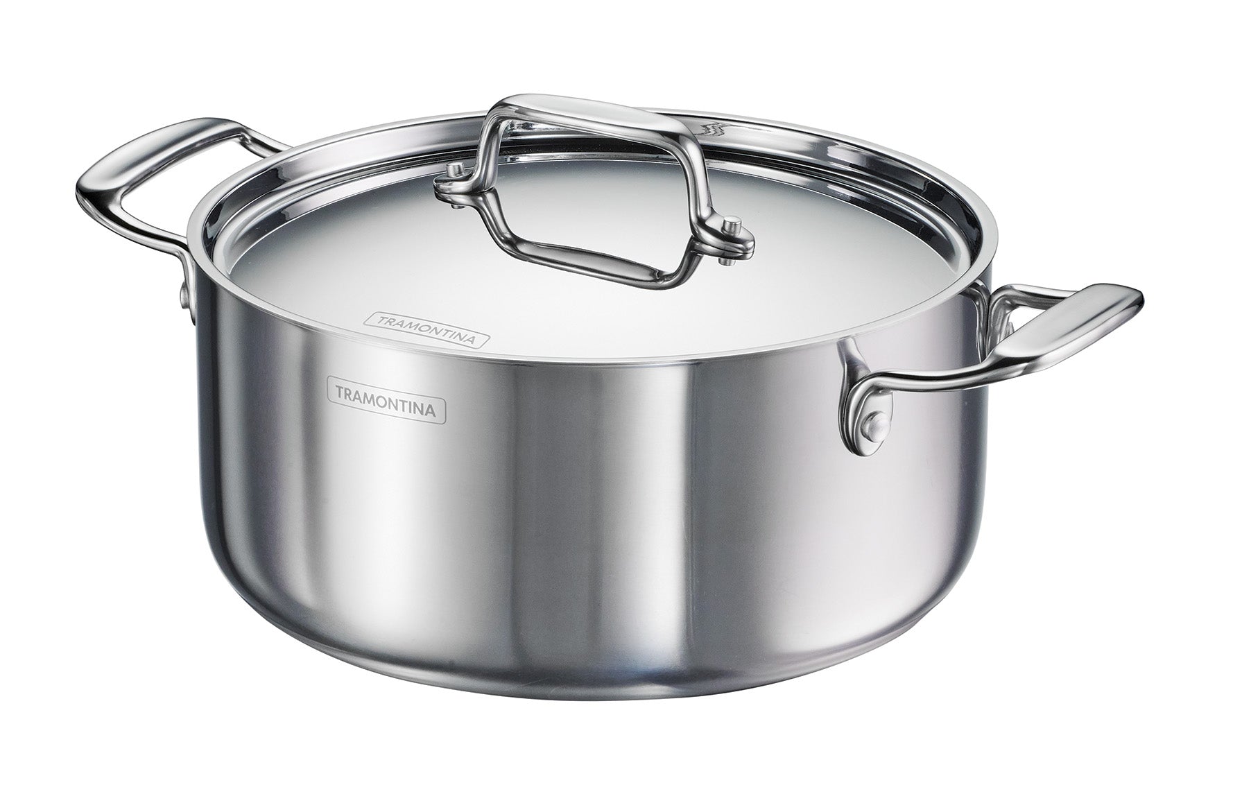 Fusao EX+ 24cm Ceramic Stainless Steel Tri-Ply Biryani Pot with SS Lid - 4.8L