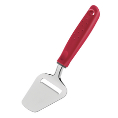 Utilitá Stainless Steel Cheese Slicer with Red Polypropylene Handle