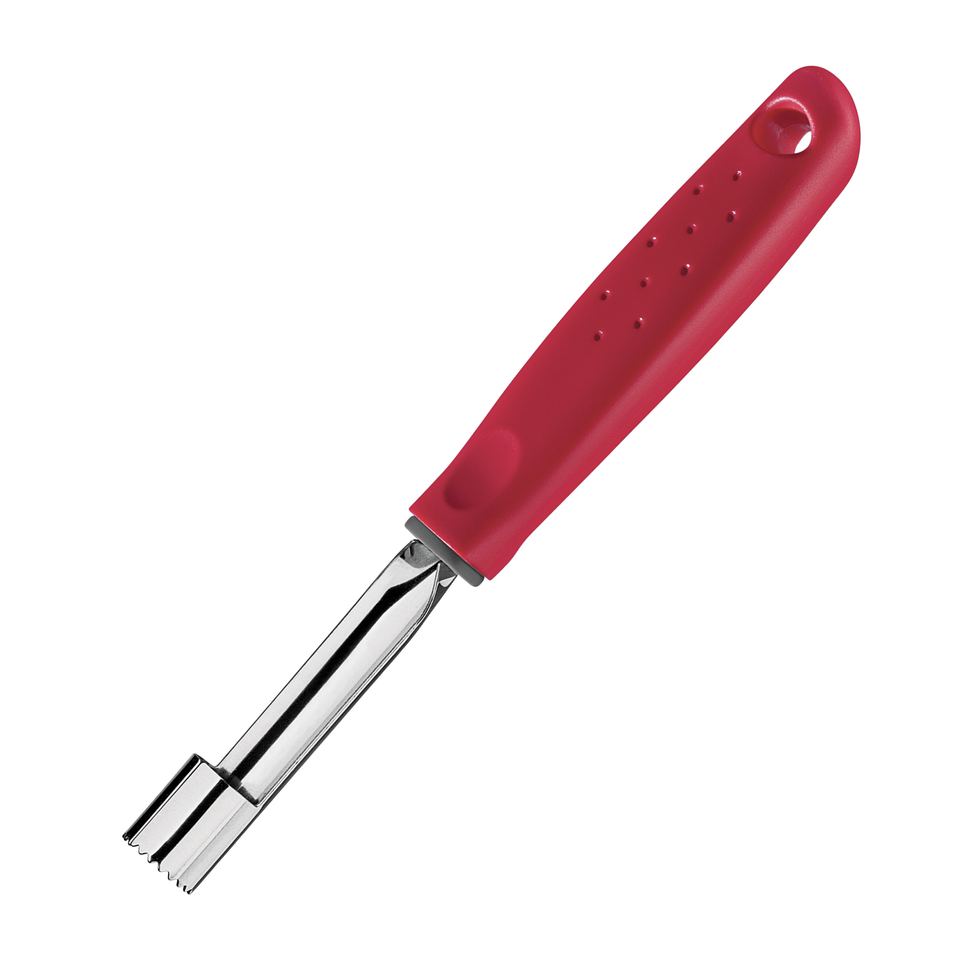 Utilitá Stainless Steel Pulp Extractor with Red Polypropylene Handle