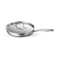 Aeion 20cm Stainless Steel Tri-Ply Fry Pan with SS Lid
