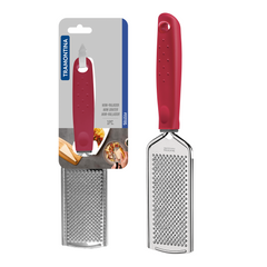 Utilitá Stainless Steel Mini Grater with Red Polypropylene Handle