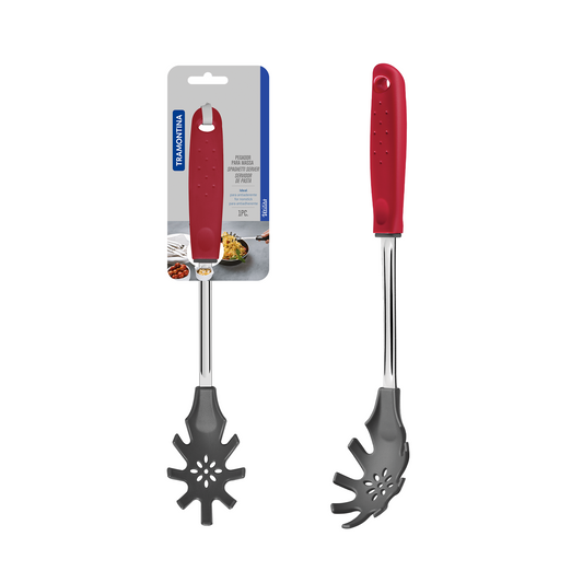 Utilitá Nylon Dough Tongs with Red Polypropylene Handle