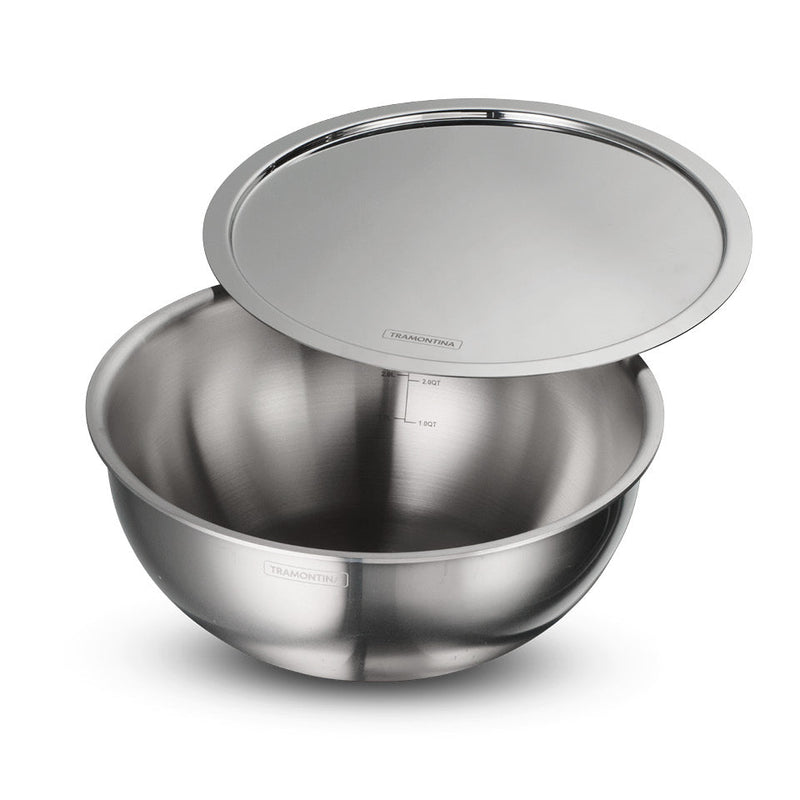 Aeion 26cm Stainless Steel Tri-Ply Extra Deep Tasla with SS Lid - 4.7L