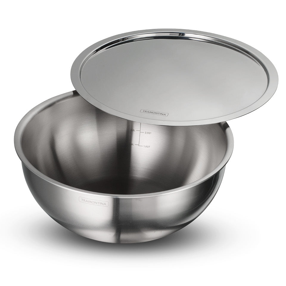 Aeion 28cm Stainless Steel Tri-Ply Extra Deep Tasla with SS Lid - 5.9L