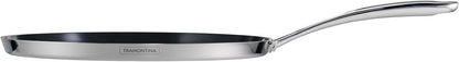 Fusao EX+ 28cm Ceramic Stainless Steel Tri-Ply Dosa Tawa - 4mm Thick