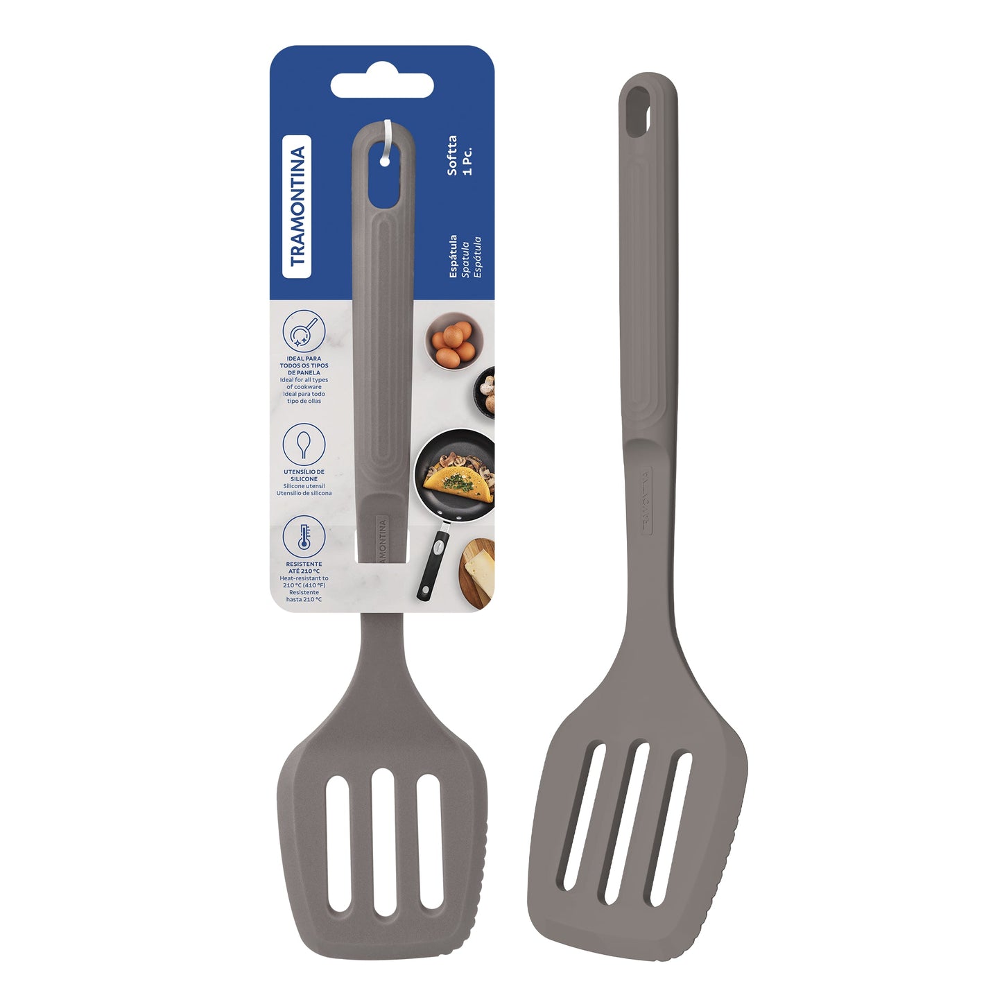 Softta Silicone Hollow Spatula - Grey