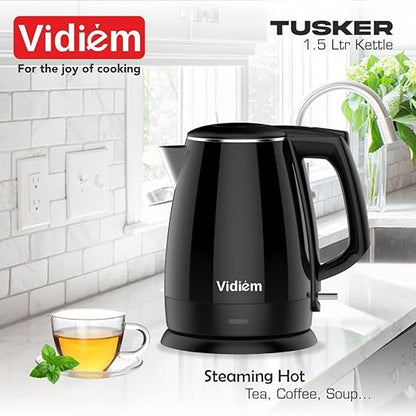TUSKER 1.5 Ltr Electric Kettle vidiem