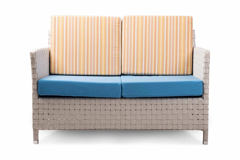 Tecla Outdoor Sofa Set 2 Seater , 2 Single seater and 1 Center Table (Off White)