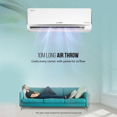 Lloyd 1.5 Ton 3 Star Inverter Split AC | 6 in 1 Convertible | Clean Air Filter | Turbo Cool | Strong Dehumidifier (GLS18I3FOJSW, White) 2025 Model
