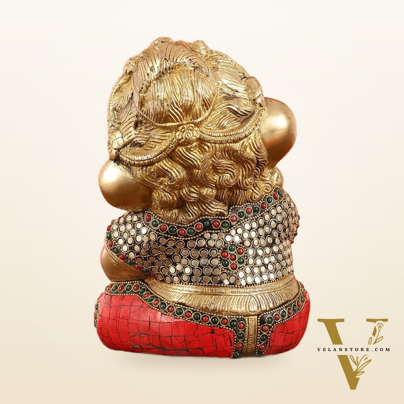 Unique Baby Ganesha Brass idol 9 inches