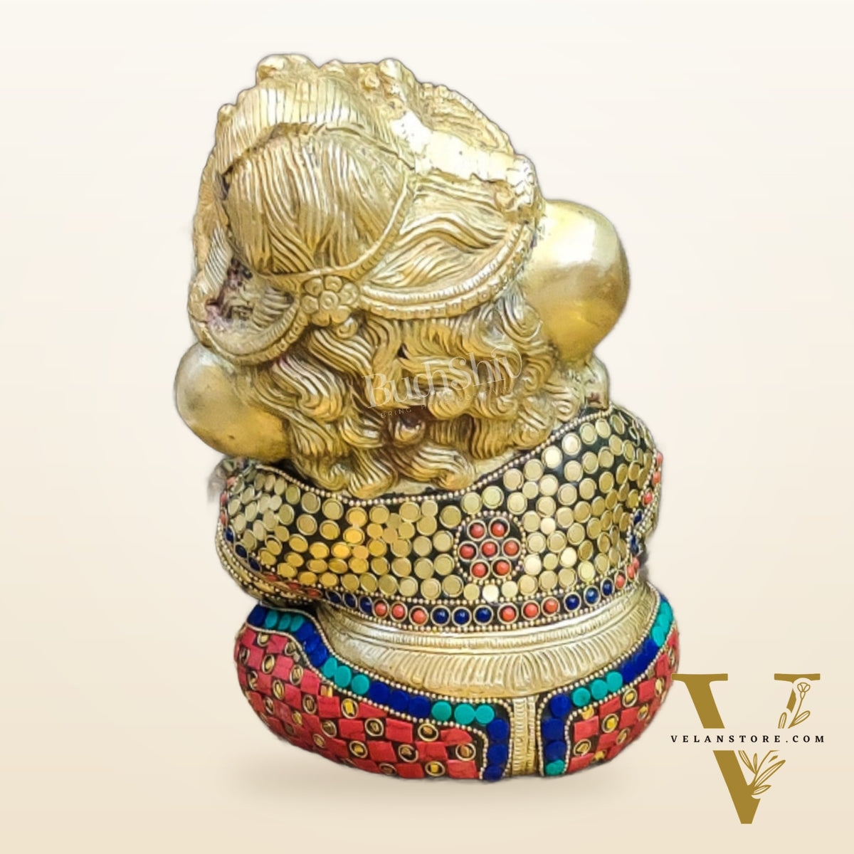 Unique Baby Ganesha Brass idol 9 inches