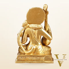 Unique Brass Bhajan Hanuman Idol | Height: 5.5 inch