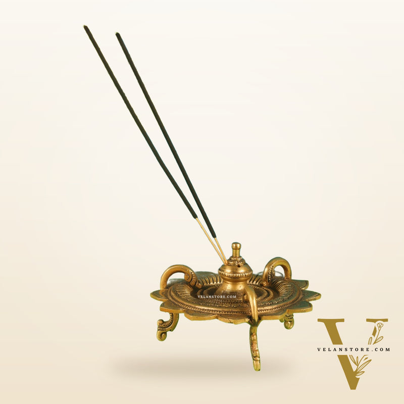 Unique Brass Incense Holder - Magnificent Design