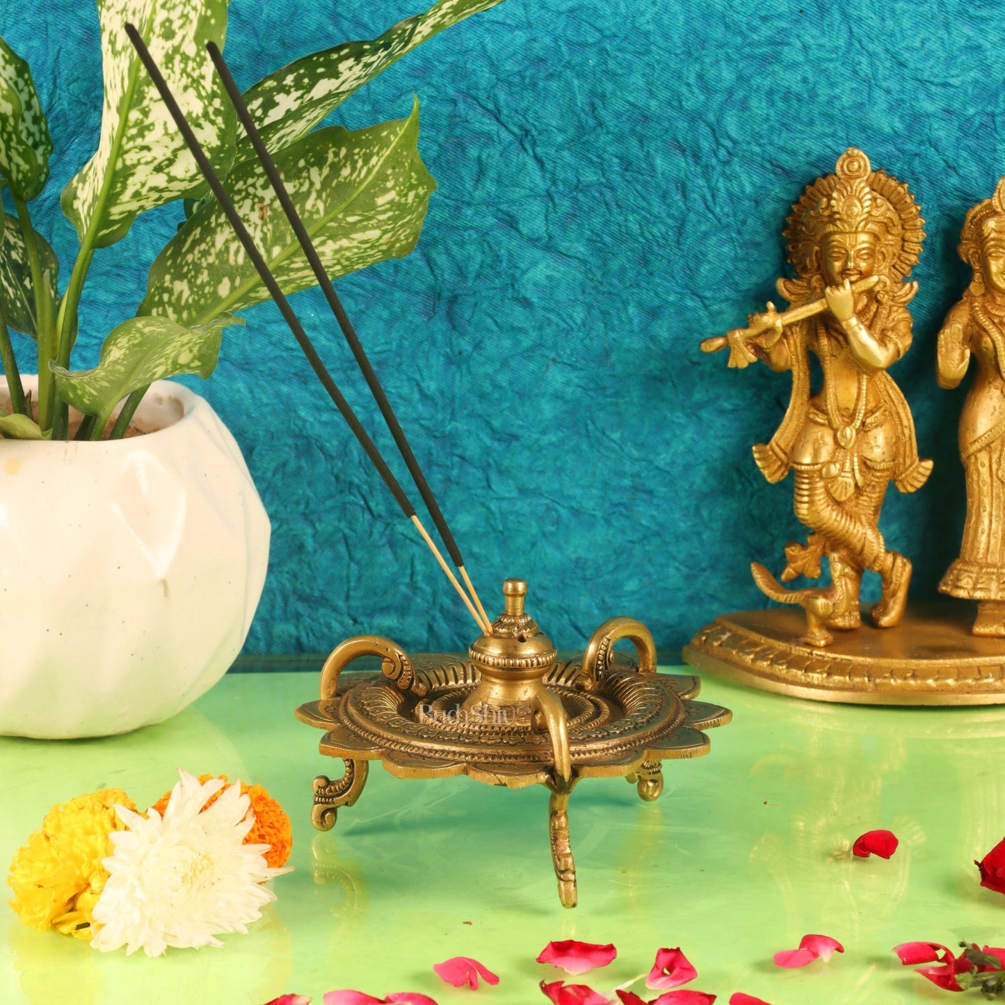 Unique Brass Incense Holder - Magnificent Design