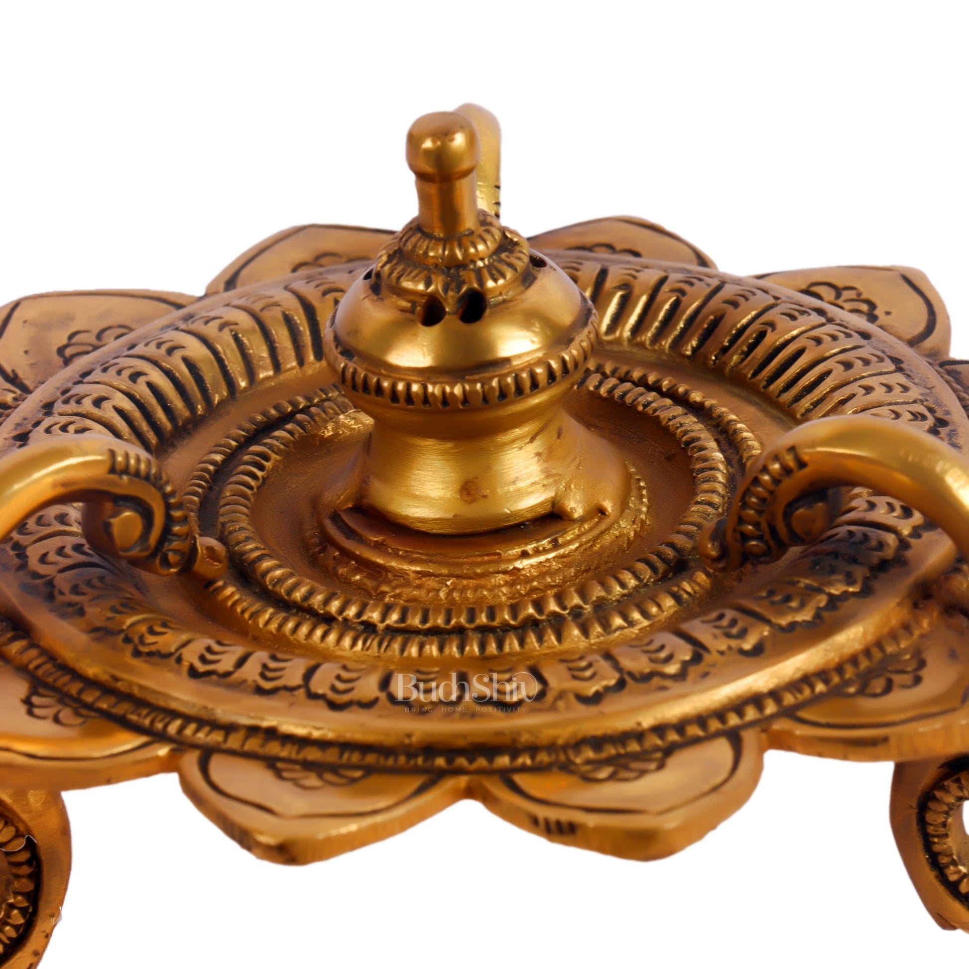 Unique Brass Incense Holder - Magnificent Design