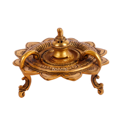 Unique Brass Incense Holder - Magnificent Design