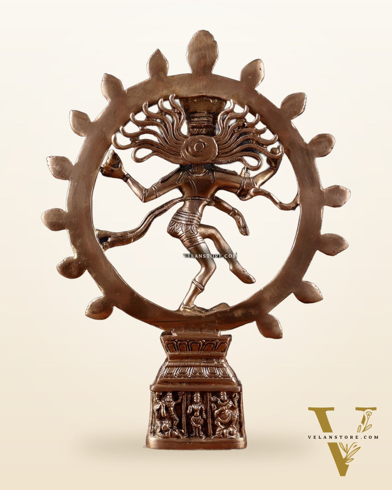 Unique Brass Nataraja Statue – 14.5”