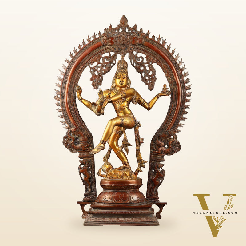 Unique Brass Nataraja Statue - 26"