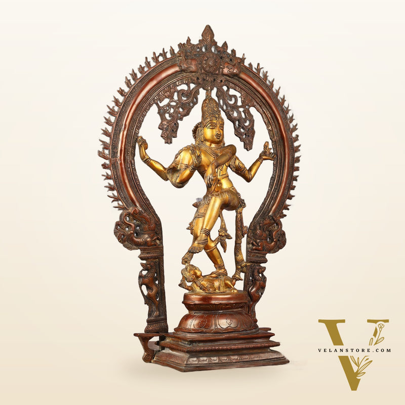 Unique Brass Nataraja Statue - 26"