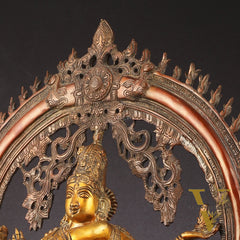 Unique Brass Nataraja Statue - 26"