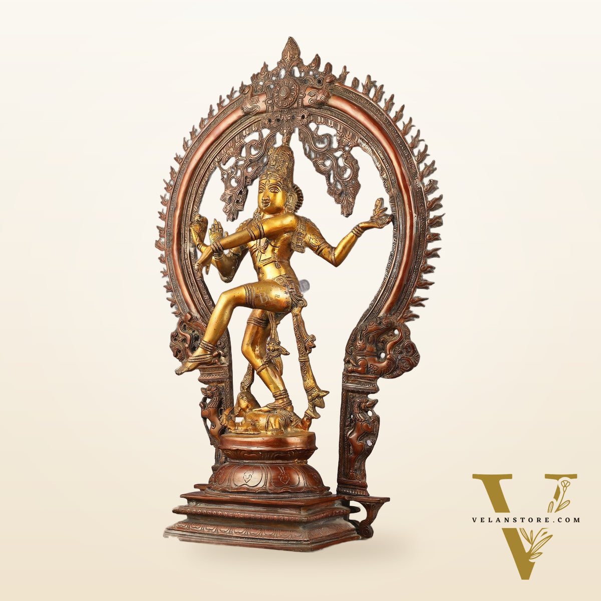 Unique Brass Nataraja Statue - 26"
