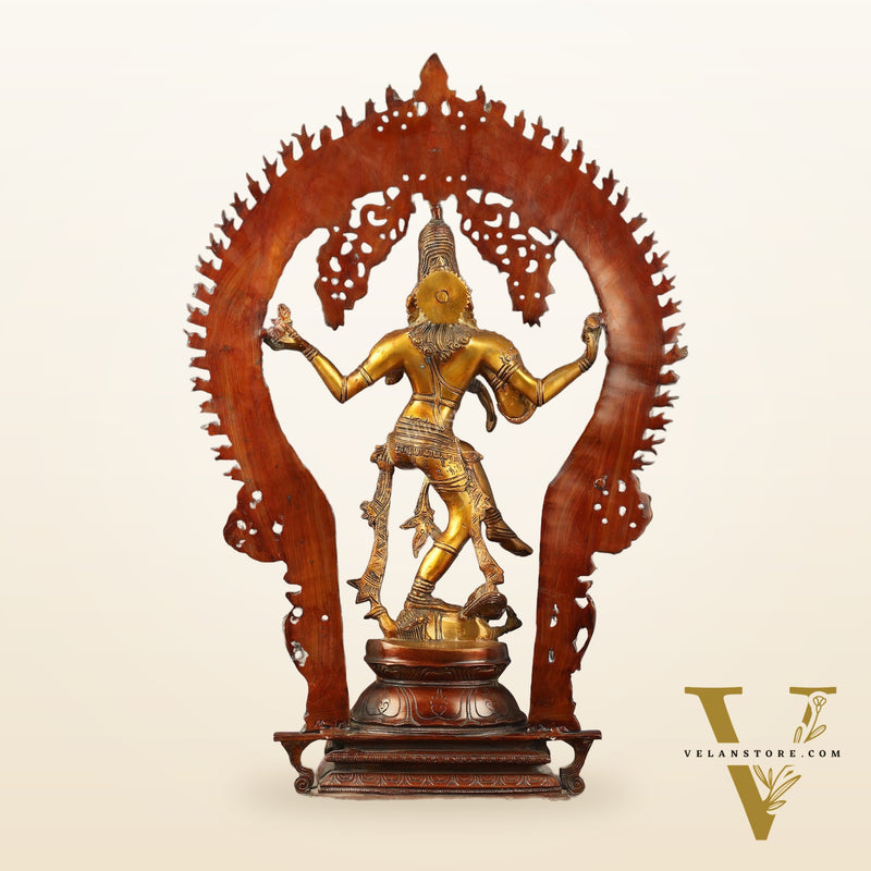 Unique Brass Nataraja Statue - 26"
