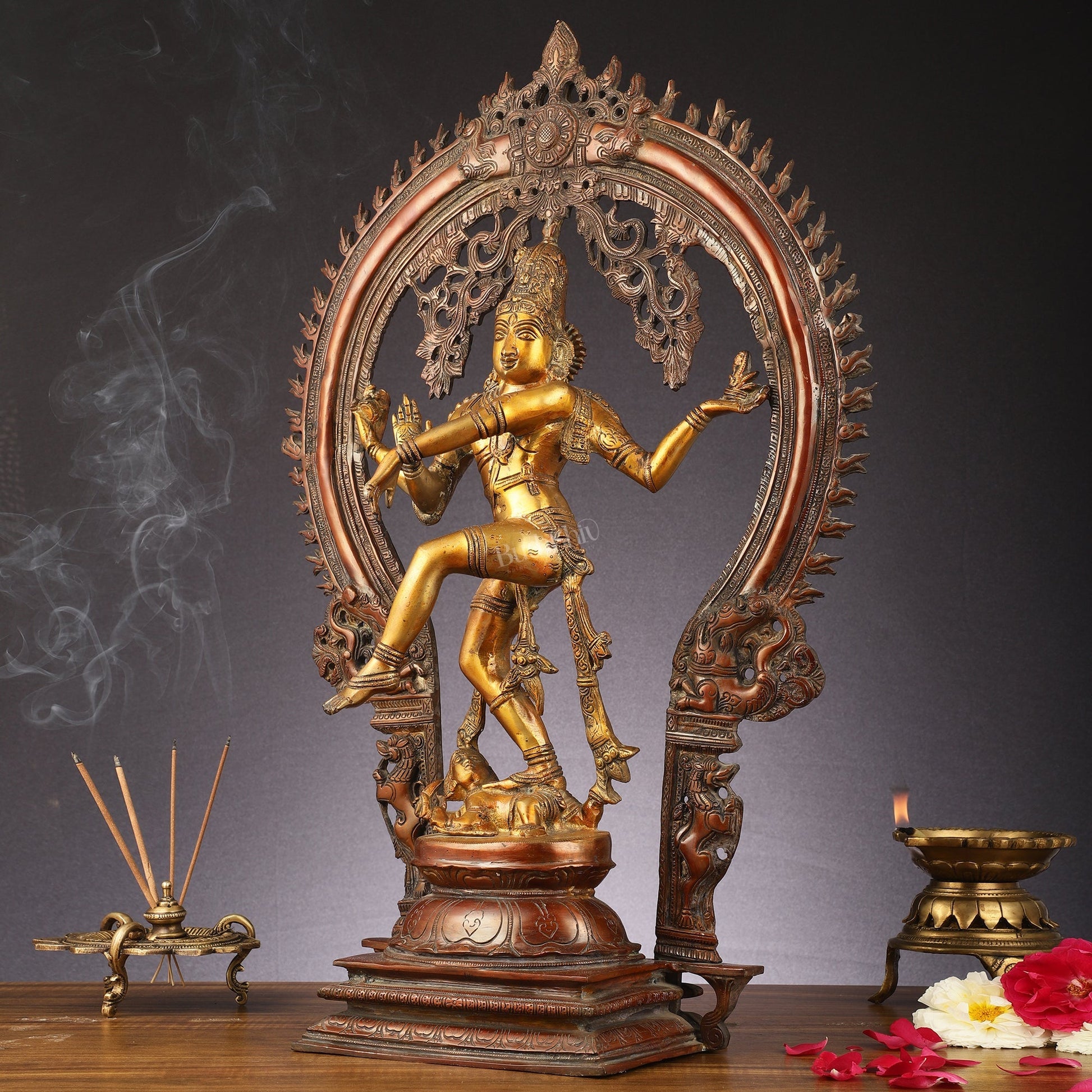 Unique Brass Nataraja Statue - 26"
