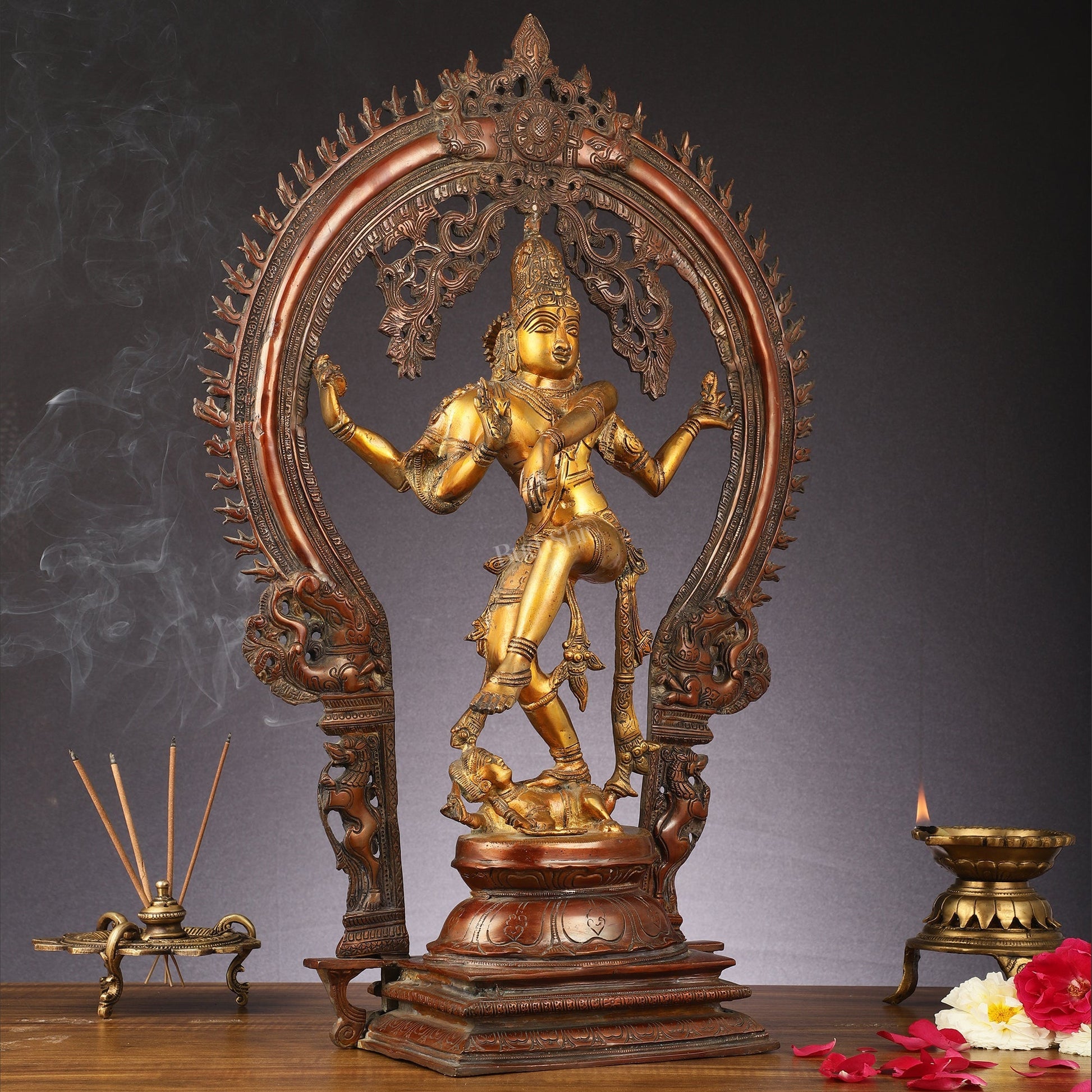 Unique Brass Nataraja Statue - 26"