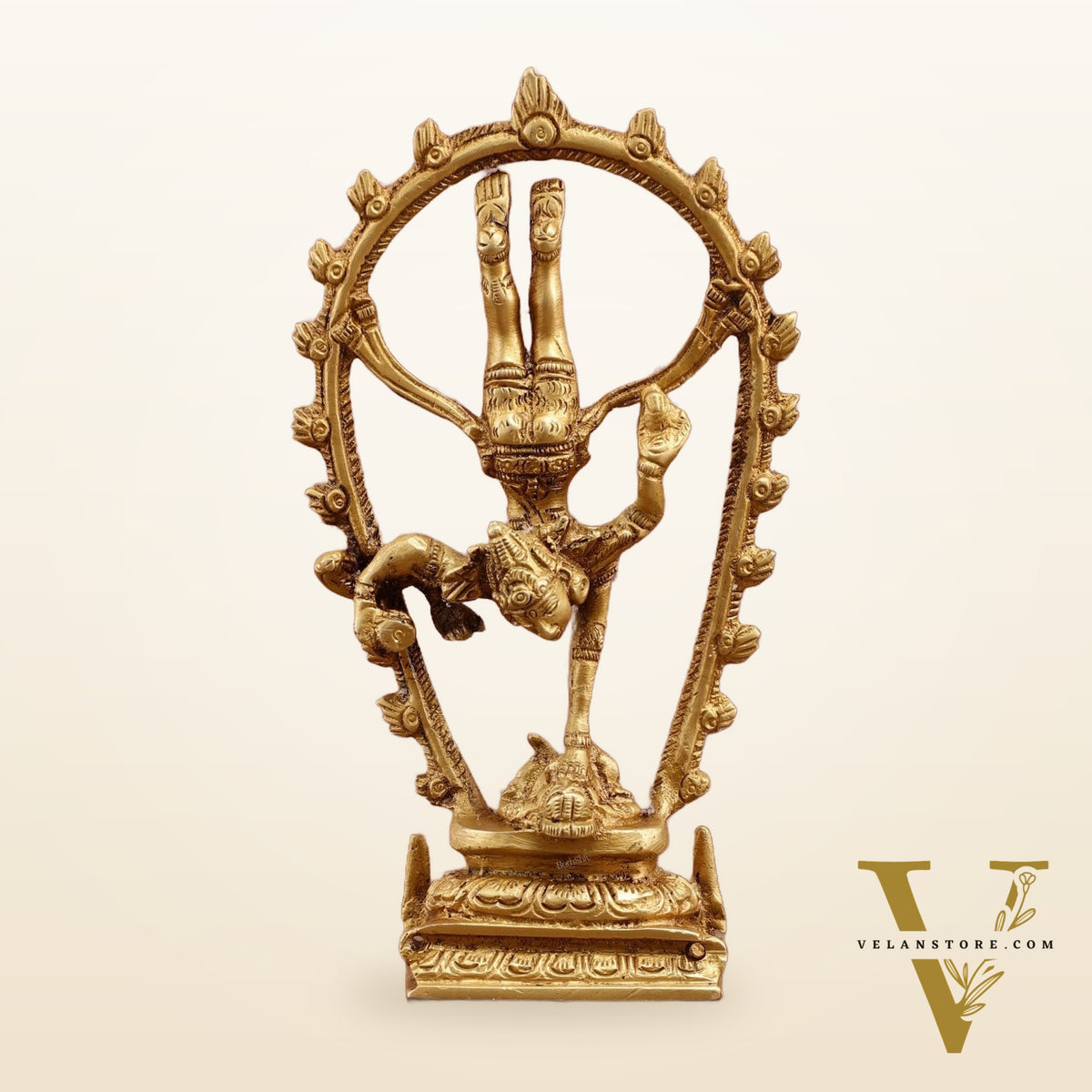 Unique Brass Shiva Tandav Statue – 6 Inch Height, 360 gm